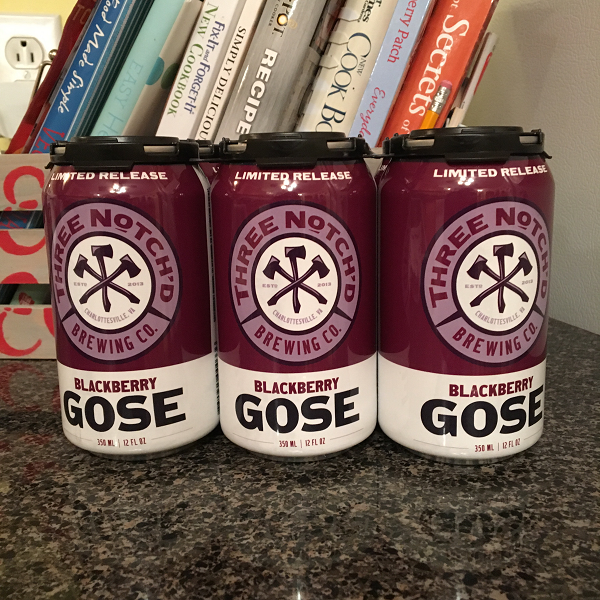 Three Notch'd Brewing Company Blackberry Gose